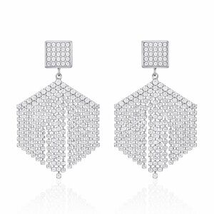 ⚜️ Chic Elegant Silver Dangle Earrings